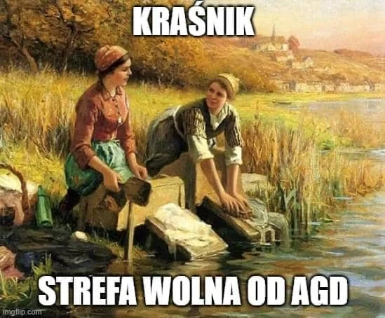 Memy o Kraśniku. Jedna z setek grafik, które pojawiły się po tym, jak radni Kraśnika przegłosowali uchwały anty–LGBT, anty–5G i anty–wifi.