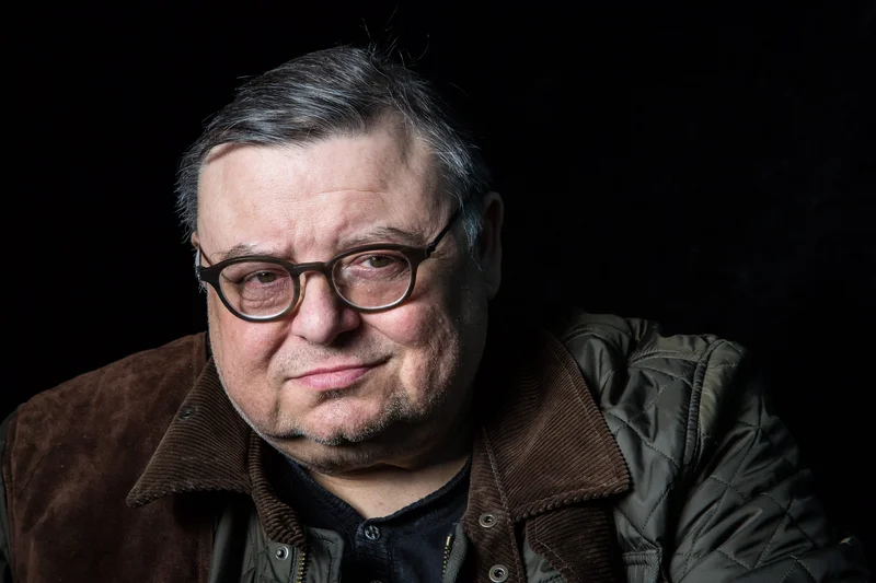 Wojciech Mann prowadził z Anną Gacek audycję "W tonacji Trójki".