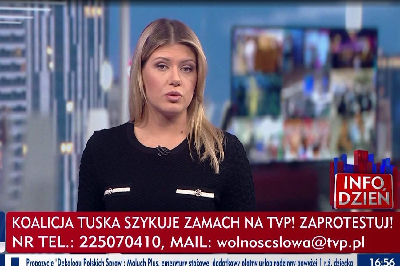 TVP namawia widzów do protestu. Zaczyna się panika