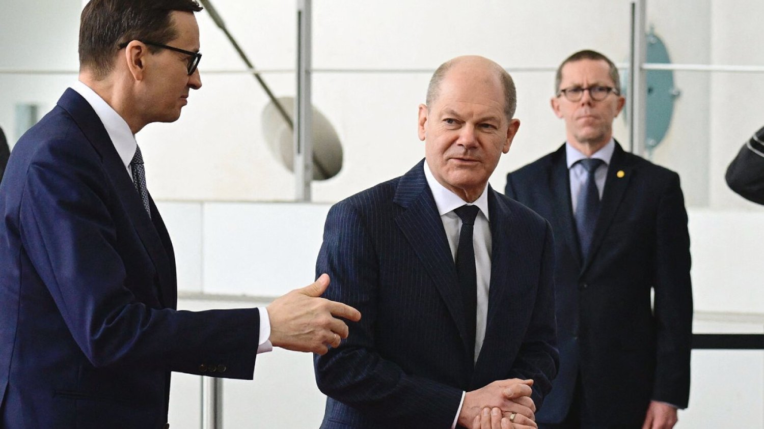 Mateusz Morawiecki i Olaf Scholz.