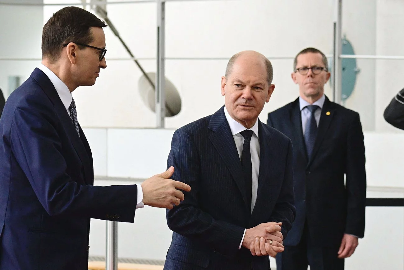 Mateusz Morawiecki i Olaf Scholz. Mateusz Morawiecki i Olaf Scholz.