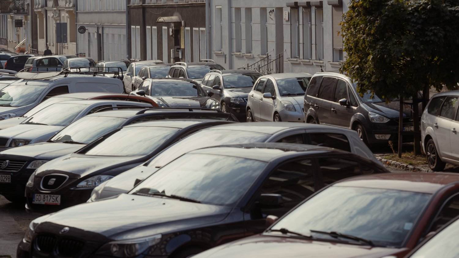Samochody, parking Samochody, parking