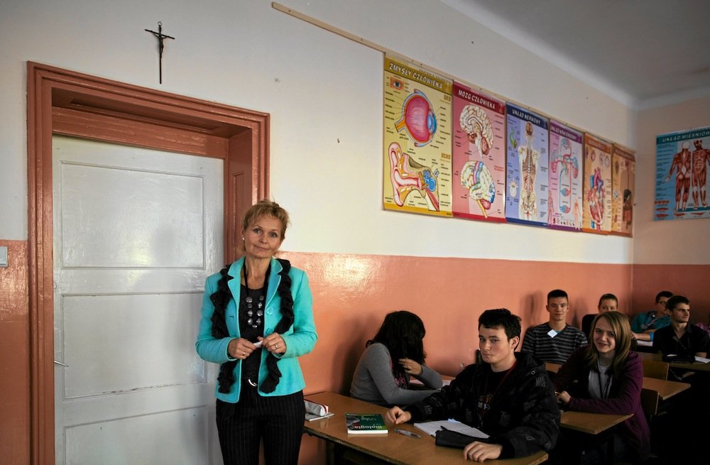 Lekcja religii w szkole