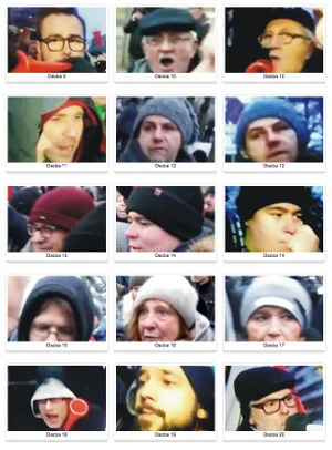 W taki sposób policja poszukuje uczestników demonstracji przed Sejmem.