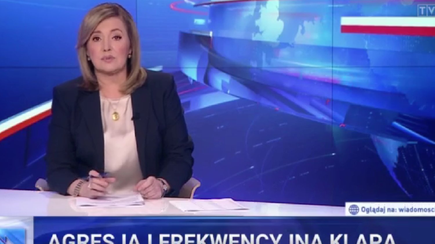 Marsz opozycji według TVP: Frekwencyjna klapa i agresja