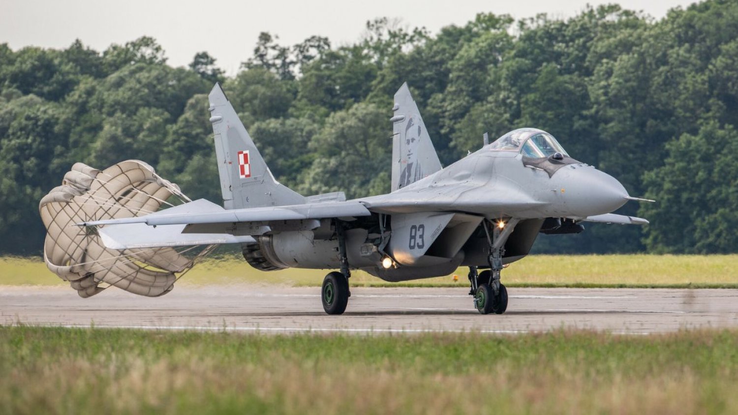 Polskie MiG-29 w 23 Bazie Lotnictwa Taktycznego w Mińsku Mazowieckim.