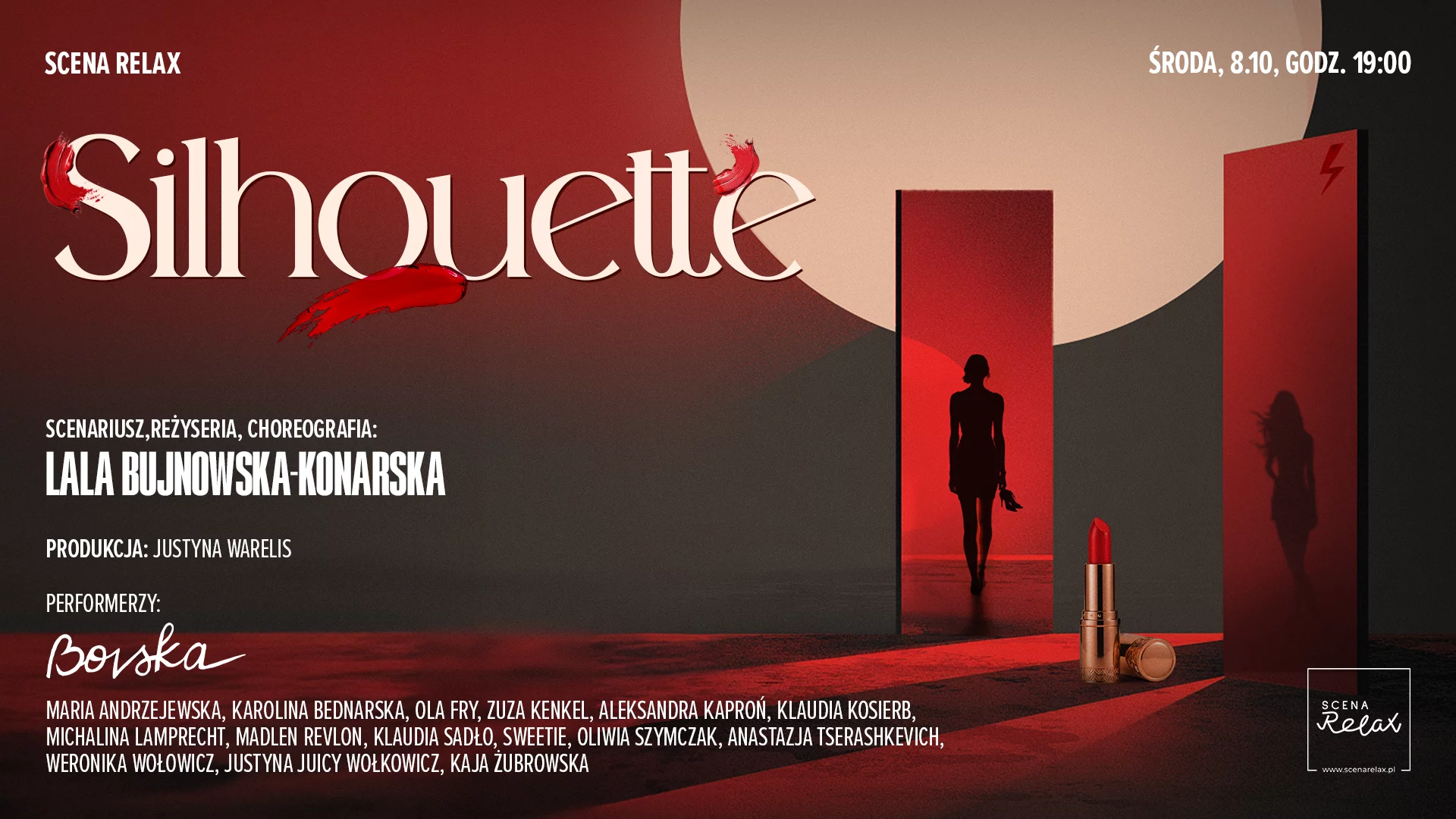 Bovska w spektaklu nie tylko dla kobiet. "Silhouette" Lali Bujnowskiej-Konarskiej w Scenie Relax