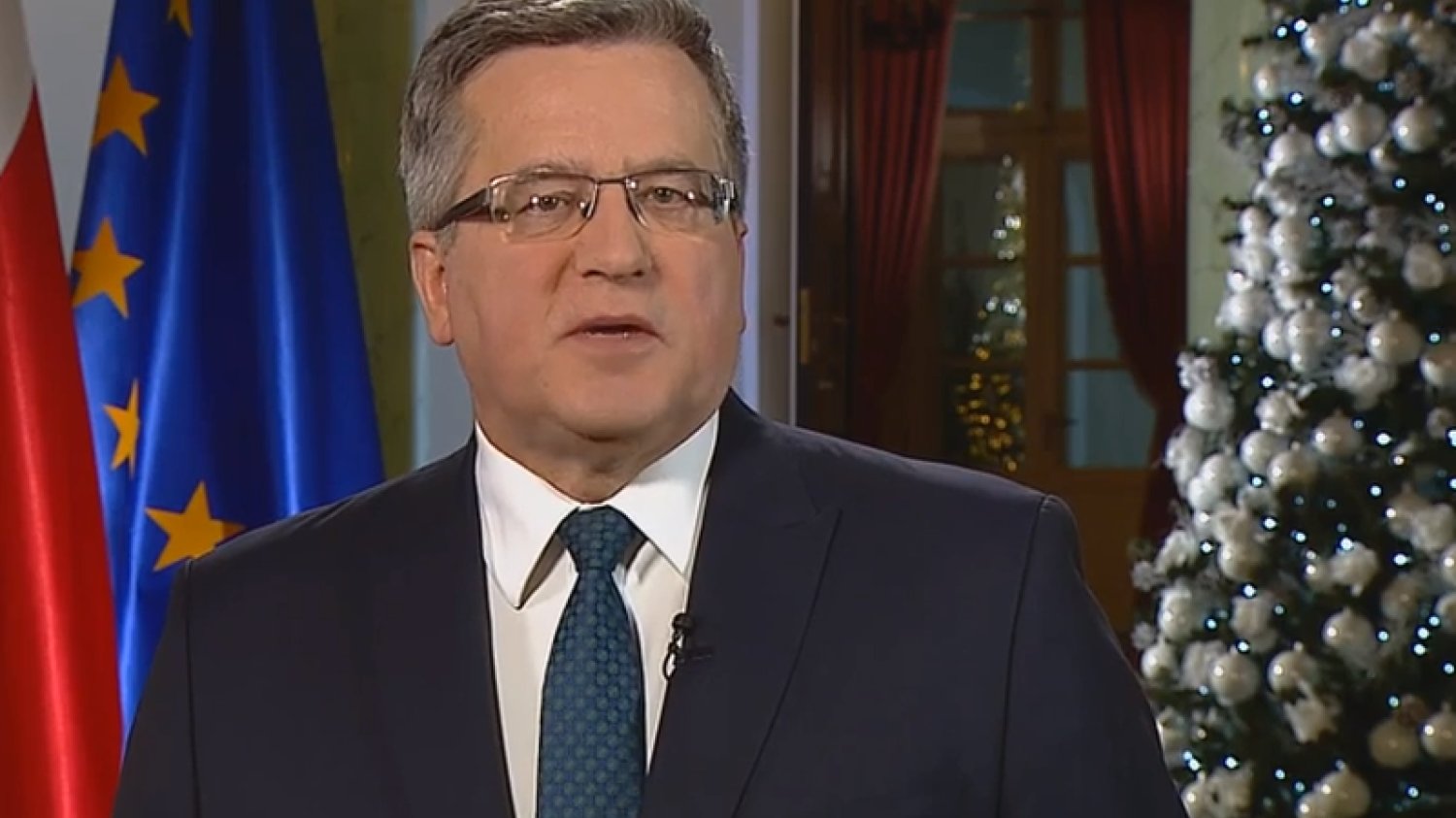 Prezydent Komorowski w swoim orędziu wezwał do zakończenia "jałowych sporów"