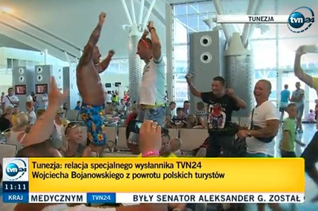 Wracający do ojczyzny Polacy byli w wyjątkowo dobrych nastrojach