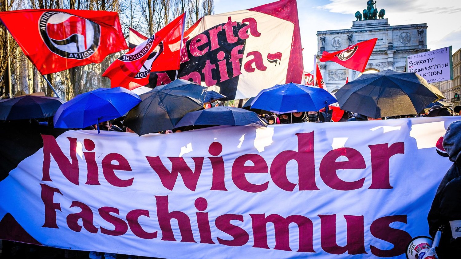 protest przeciwko AfD