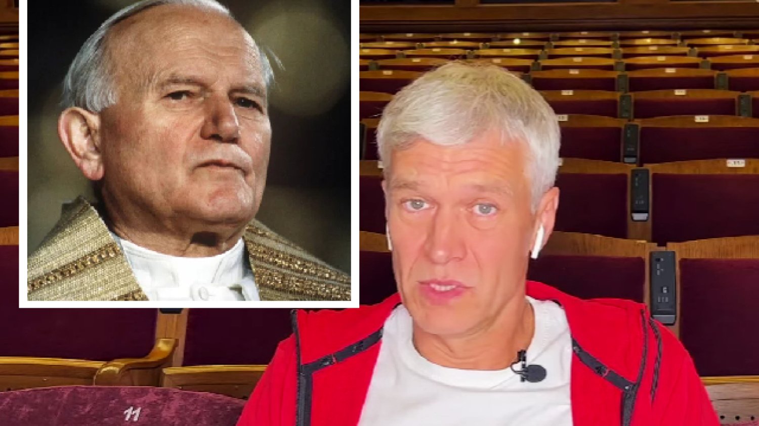 Michał Żebrowski przed wyborami wspomina o Janie Pawle II. "Pogoniłby całą tę hałastrę"