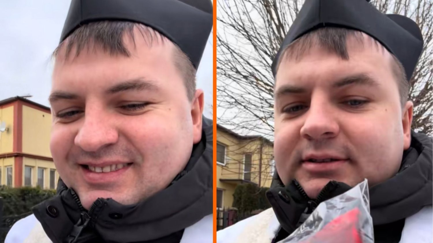 Ksiądz pokazał, co dostał podczas kolędy