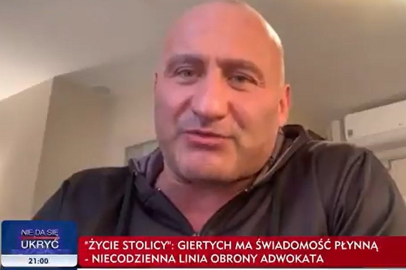 Marcin Najman komentował sprawę Romana Giertycha w TVP Info.