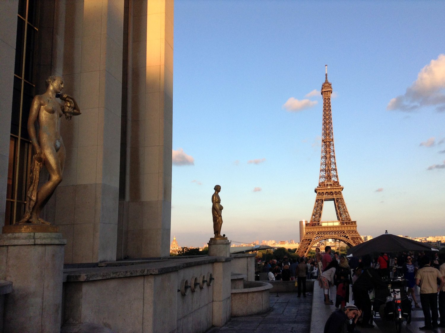 Widok od strony Trocadero