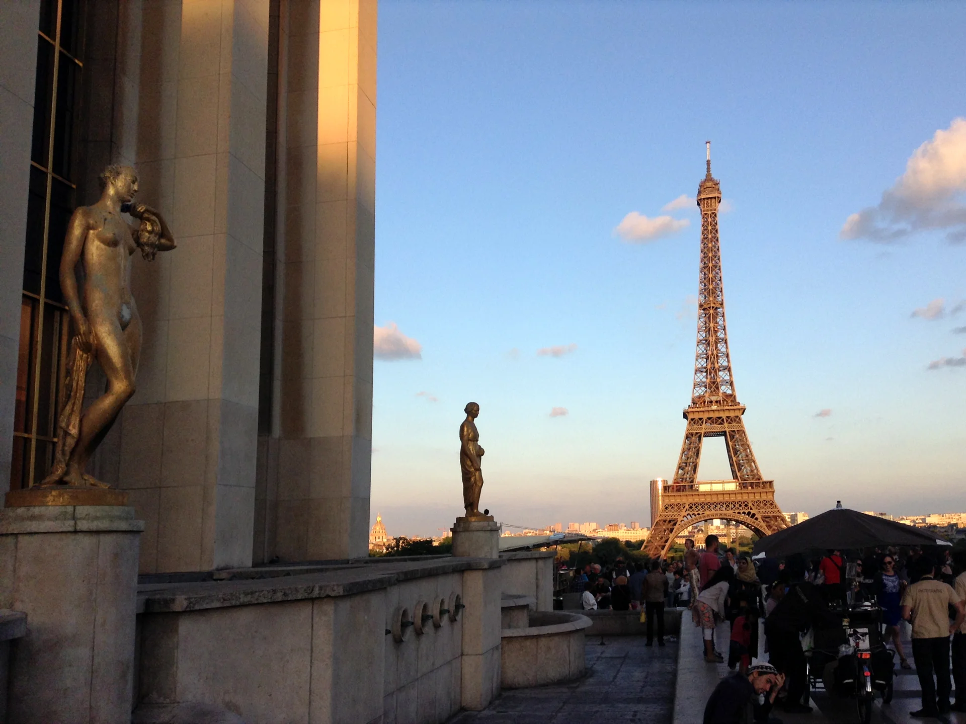 Widok od strony Trocadero