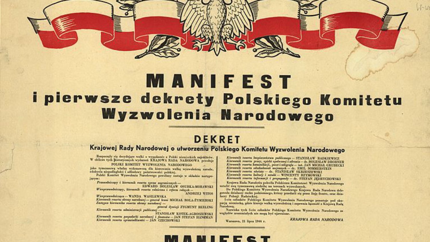 Ustawa PiS o upartyjnieniu Sądu Najwyższego została przegłosowana w 73. rocznicę Manifestu Lipcowego, który wprowadził w Polsce komunistyczną dyktaturę.