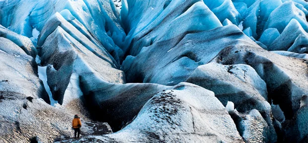 Kadr z filmu dokumentalnego "Chasing Ice" (2011)