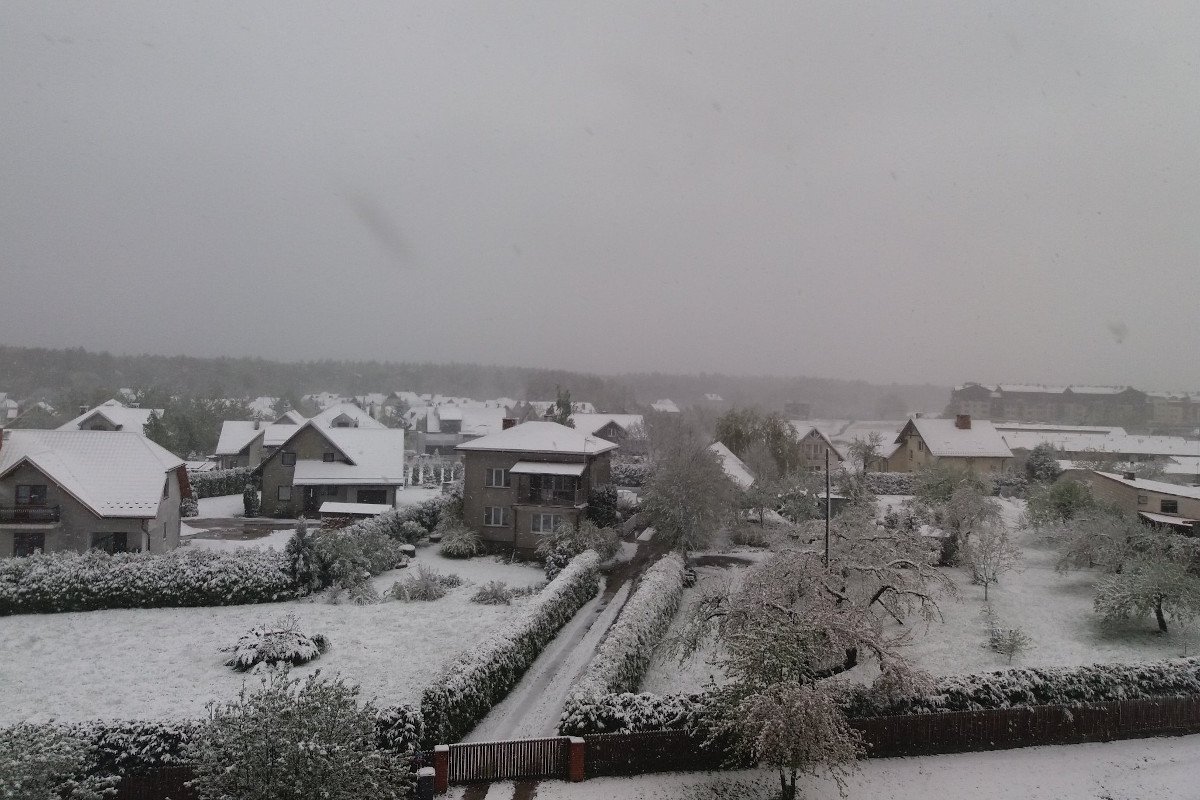 W Polsce spadł śnieg, choć to już połowa maja.