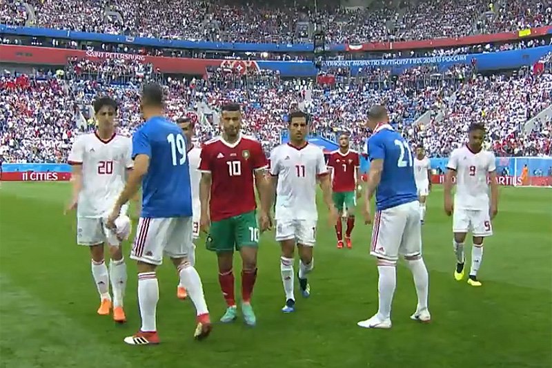 Piłkarzom Maroka nie udało się pokonać Irańczyków. Mecz kończy się wynikiem 0:0
