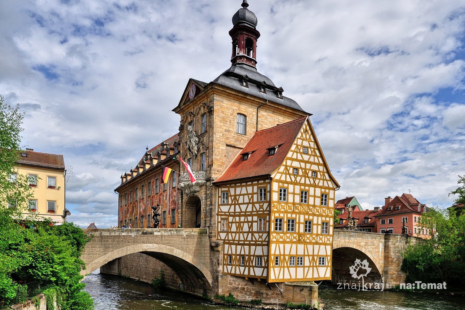 Stary Ratusz w Bambergu we Frankonii
