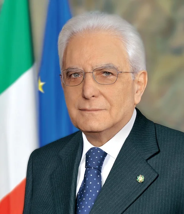 Sergio Mattarella, prezydent Włoch.