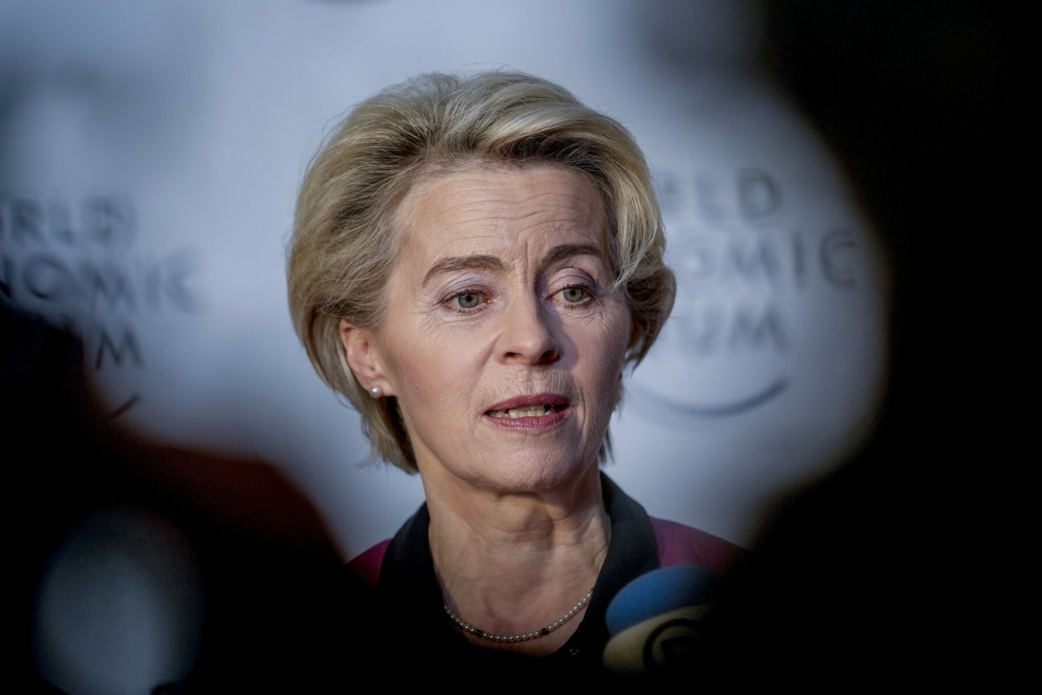 Ursula von der Leyen w Davos