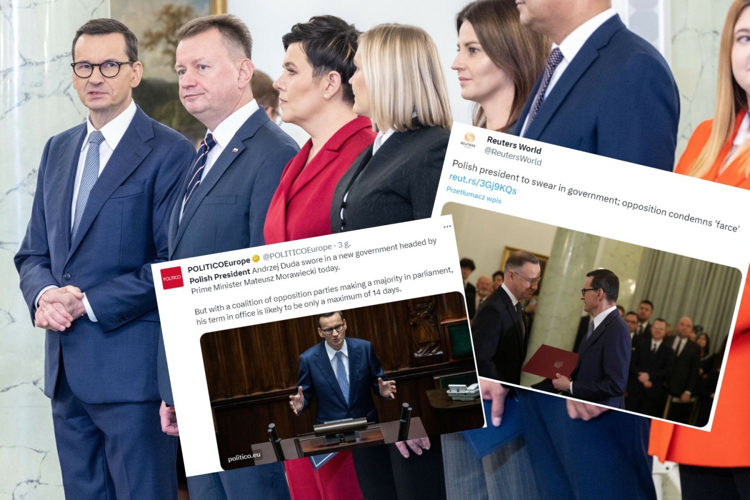 Rząd Morawieckiego zaprzysiężony. Tak to widzą media za granicą.