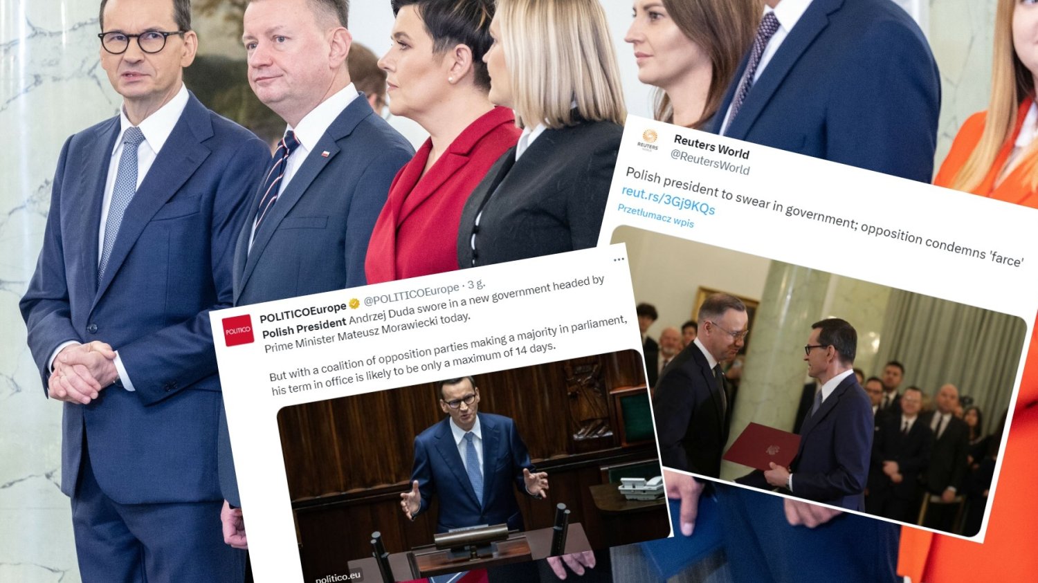 Rząd Morawieckiego zaprzysiężony. Tak to widzą media za granicą.