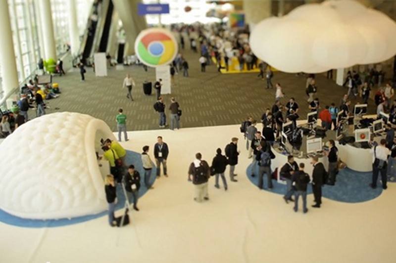 Wejście do jednego z biur firmy Google