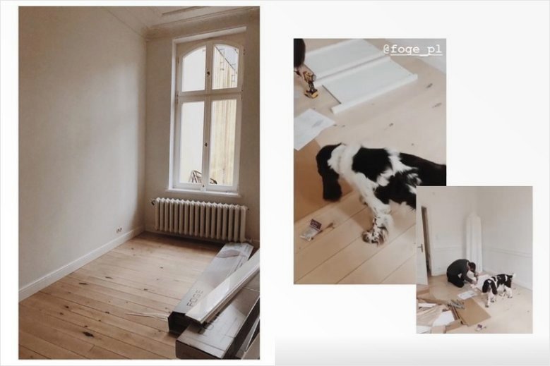 Kasia Tusk pokazała zdjęcia pokoju remontowanego dla swojego dziecka.