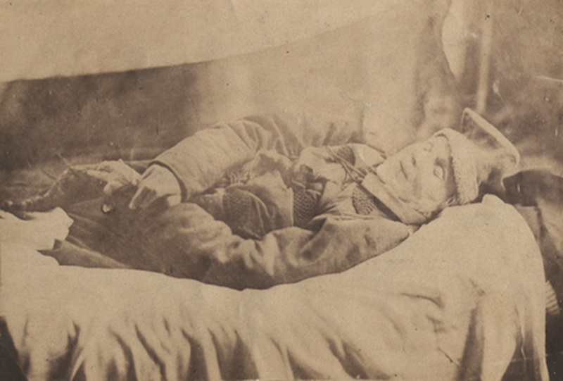 Adam Mickiewicz na łożu śmierci, Stambuł, 28 listopada 1855 roku.