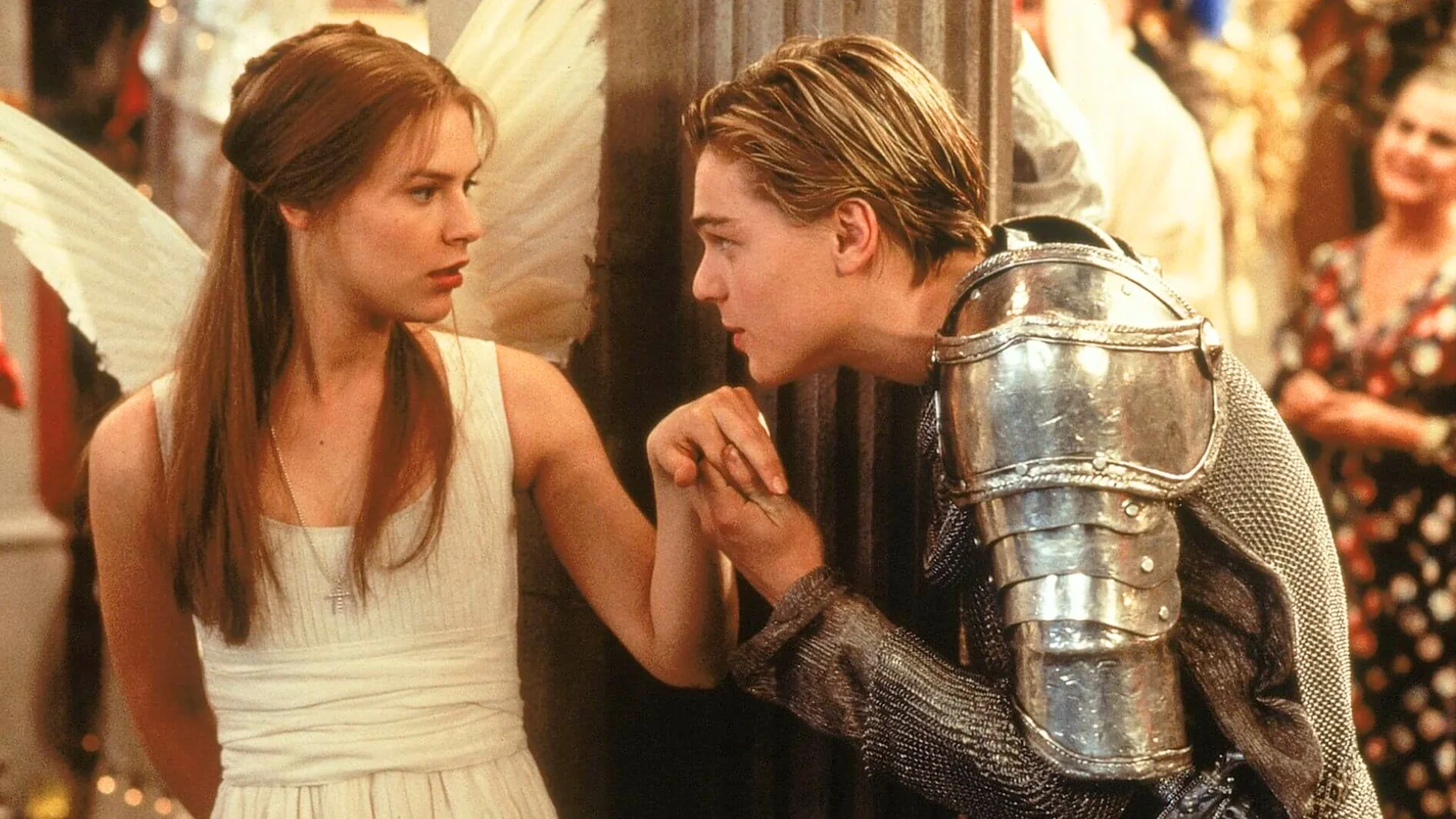 Claire Danes i Leonardo DiCaprio w filmie "Romeo i Julia"