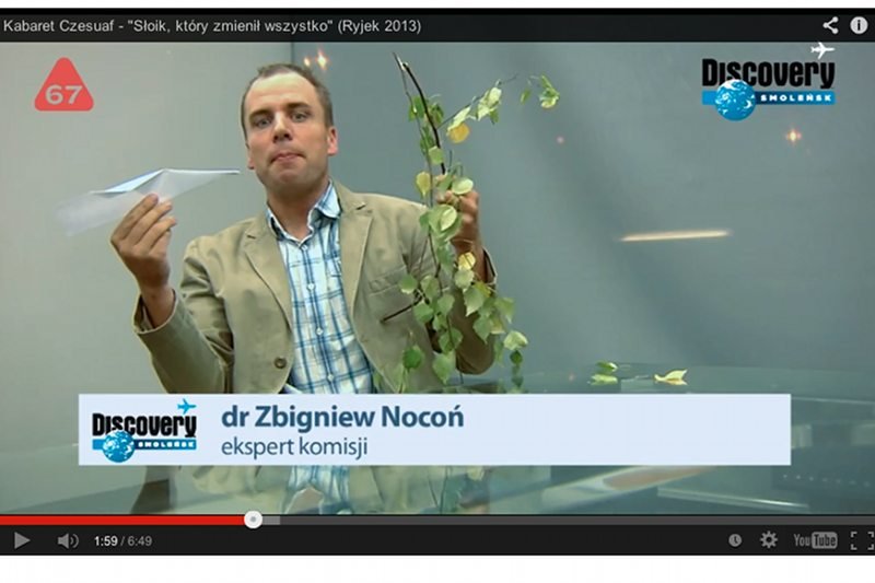 Kabaret Czesuaf przygotował skecz o ekspertach zespołu Macierewicza