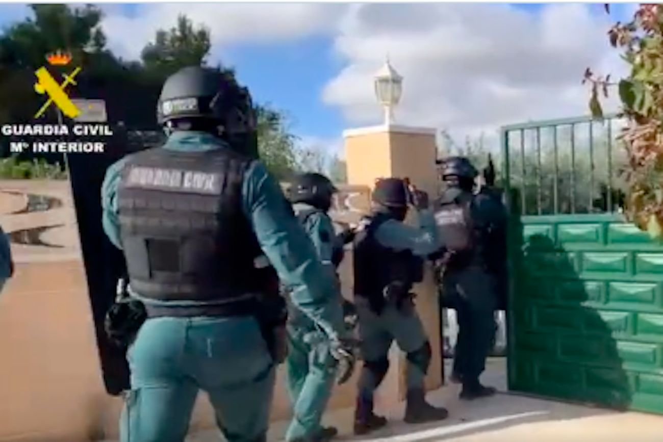 Operacja przeciwko handlarzom narkotyków w Alicante.