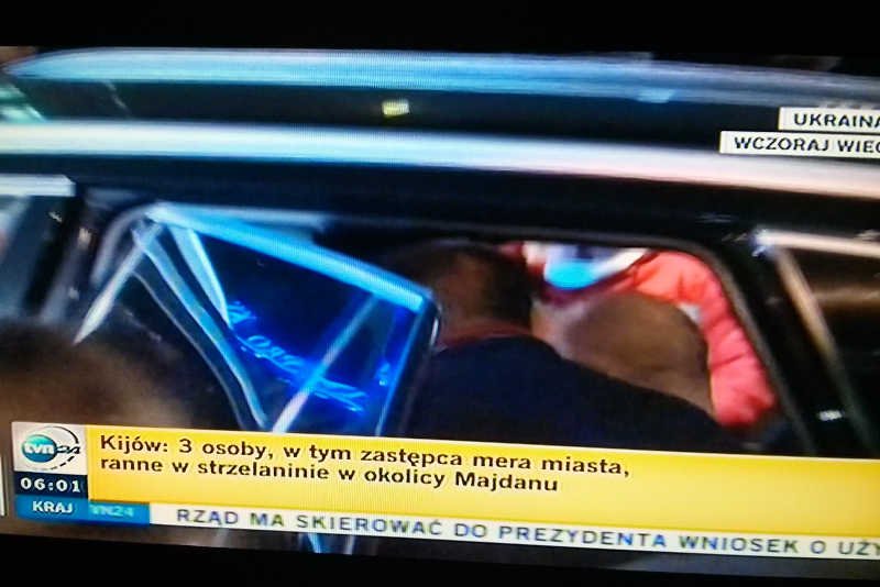 W centrum Kijowa doszło do strzelaniny, ranny został zastępca mera miasta.