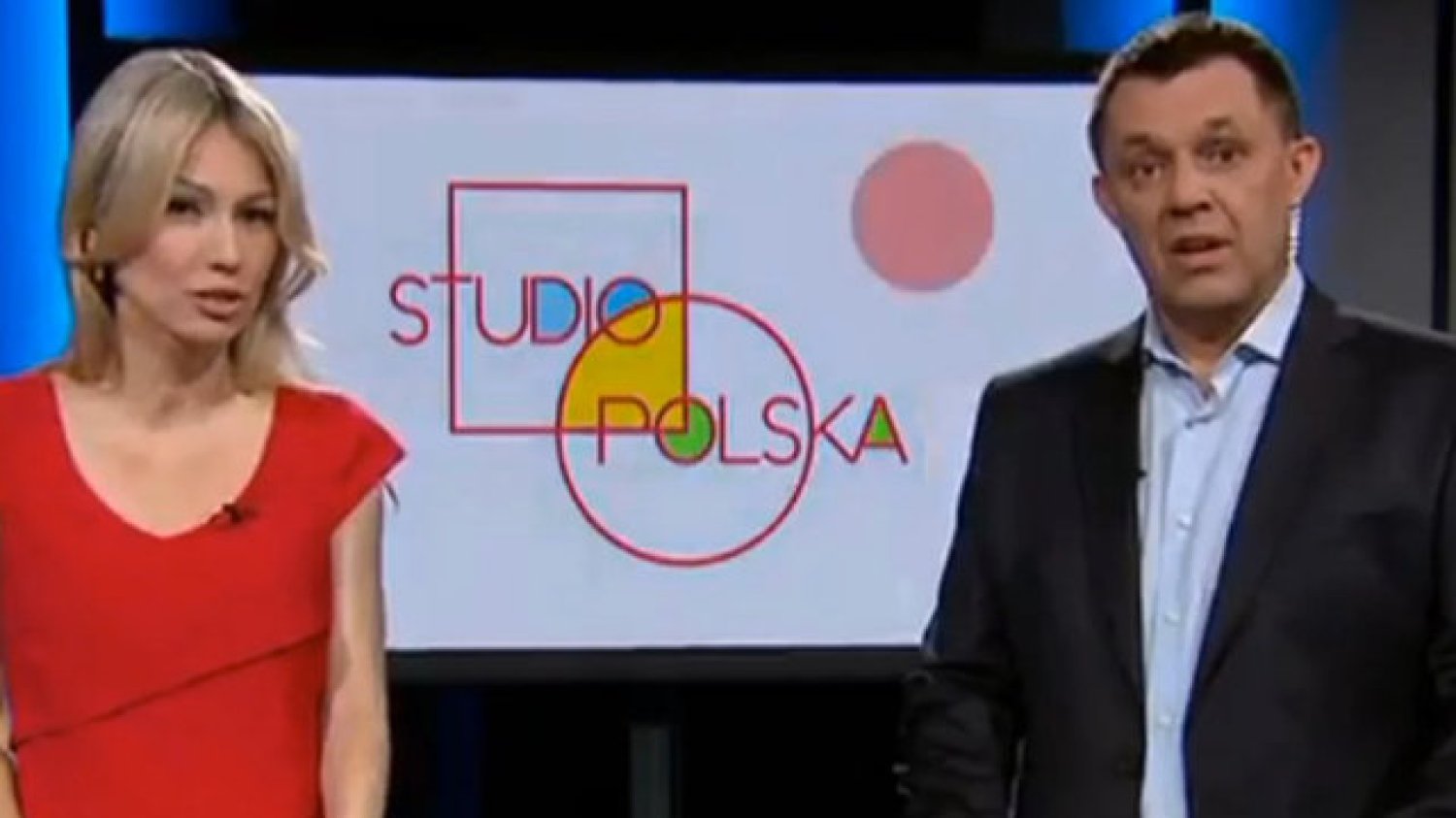 Magdalena Ogórek i Jacek Łęski są gospodarzami kontrowersyjnego programu "Studio Polska" nadawanego w soboty przed godz. 22 w  TVP Info