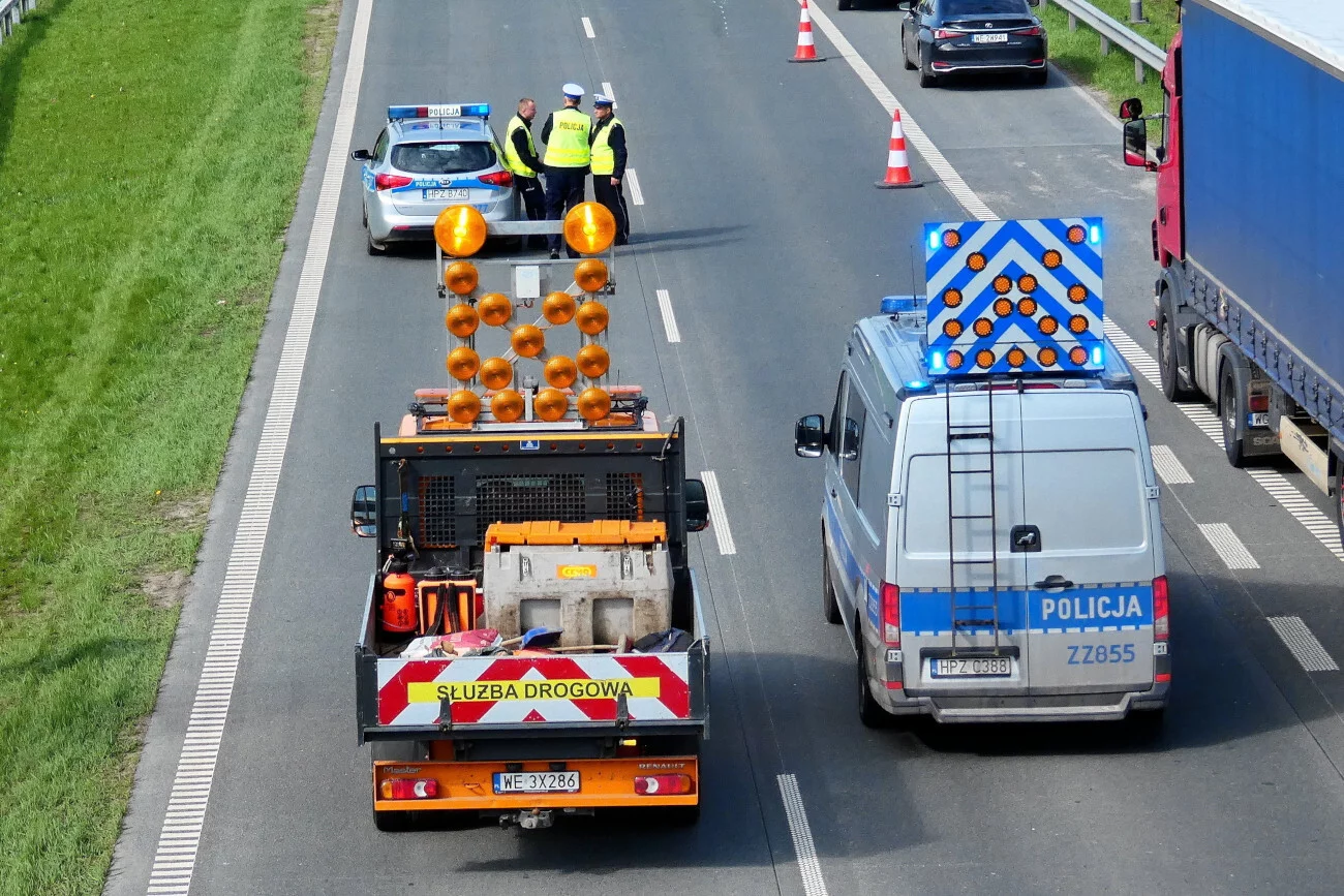 Grożny wypadek na autostradzie A1. Utrudnienia w kierunku Gdańska potrwają kilka godzin