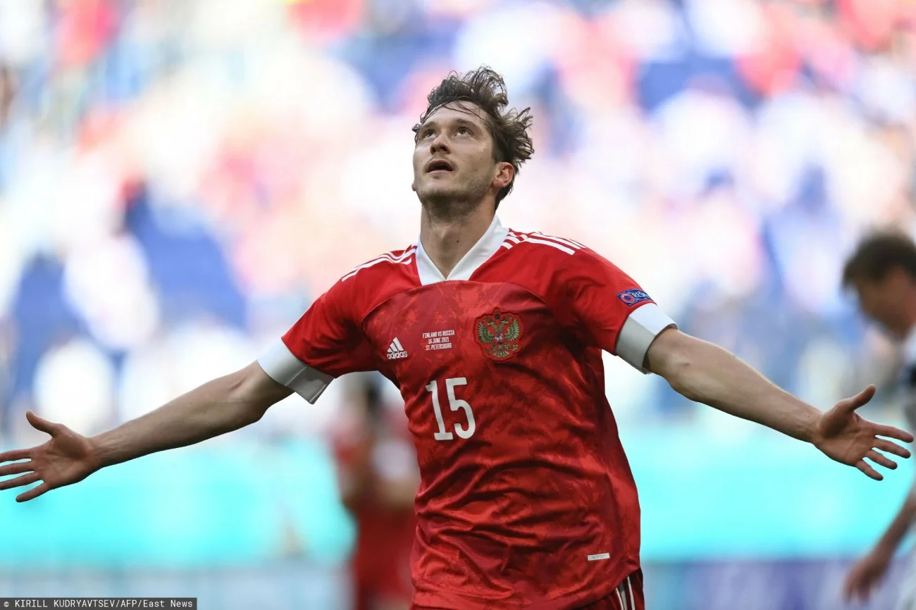 Miranczuk, zdobywca bramki dla Rosjan. Euro 2020. Rosja wygrała z Finlandią.