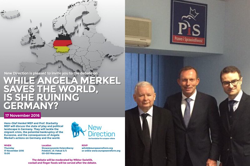 Czym zajmuje się think-tank New Drection, o którym głośno zrobiło się przy okazji ujawnienia podejrzeń dot. przepływu pieniędzy między PiS a AECR?