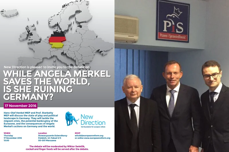 Czym zajmuje się think-tank New Drection, o którym głośno zrobiło się przy okazji ujawnienia podejrzeń dot. przepływu pieniędzy między PiS a AECR?