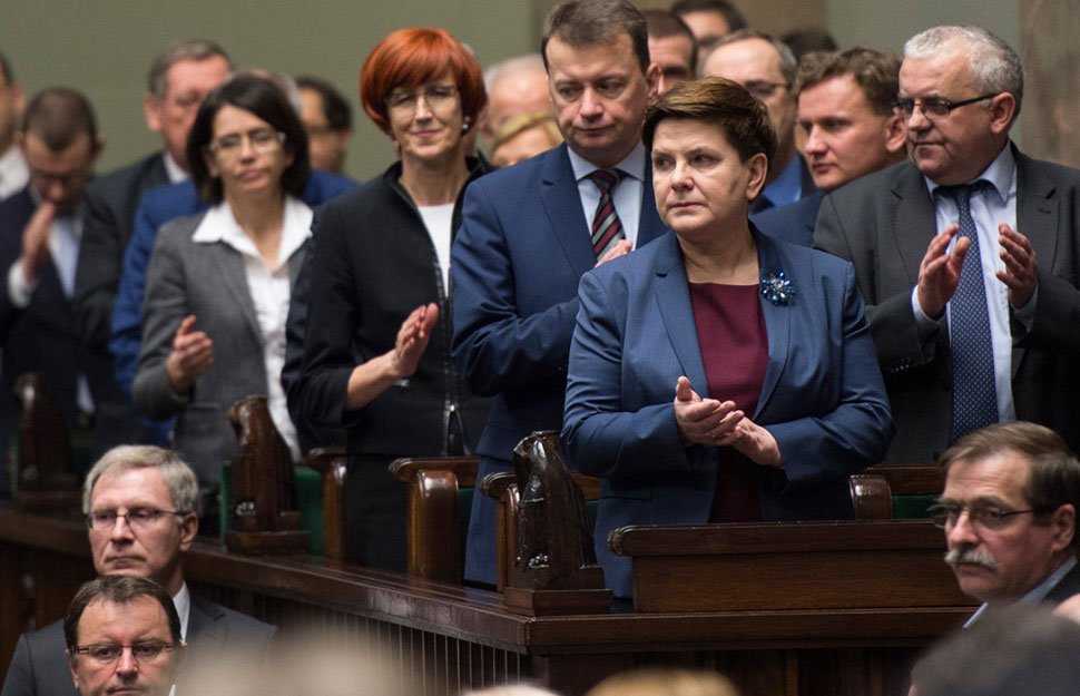 Sejmowa debata nad programem "Rodzina 500+" 9 lutego. Fot. P. Tracz / KPRM