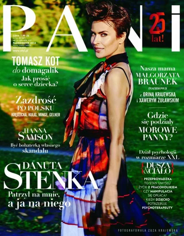 Danuta Stenka na okładce "PANI"