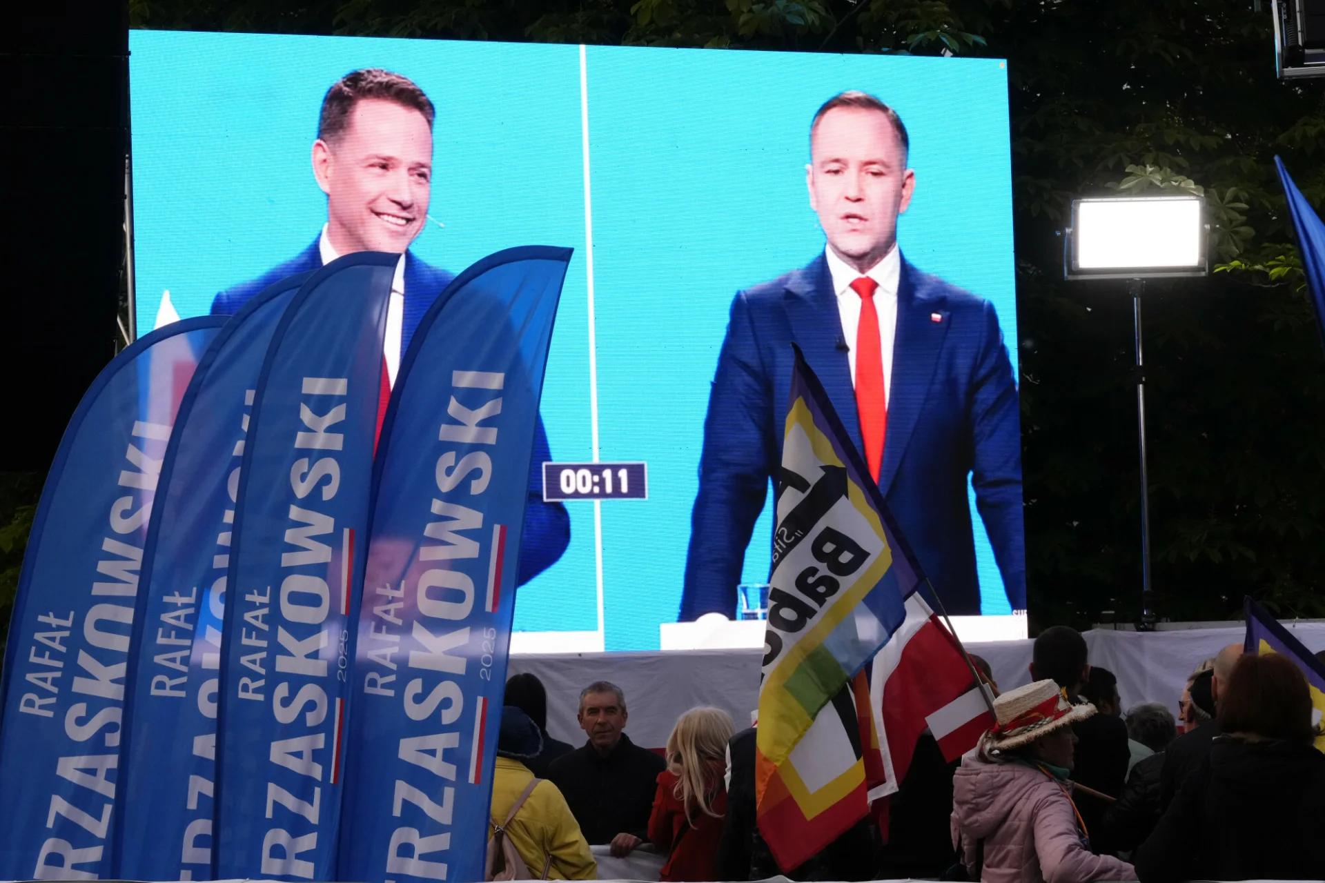 Trzaskowski mocno podczas debaty. Wypomniał Nawrockiemu wizytę w Moskwie