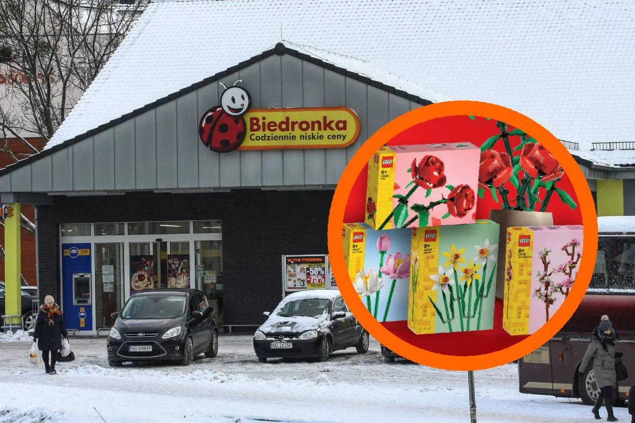 Kultowe zestawy LEGO w Biedronce. To świetny prezent na Walentynki.
