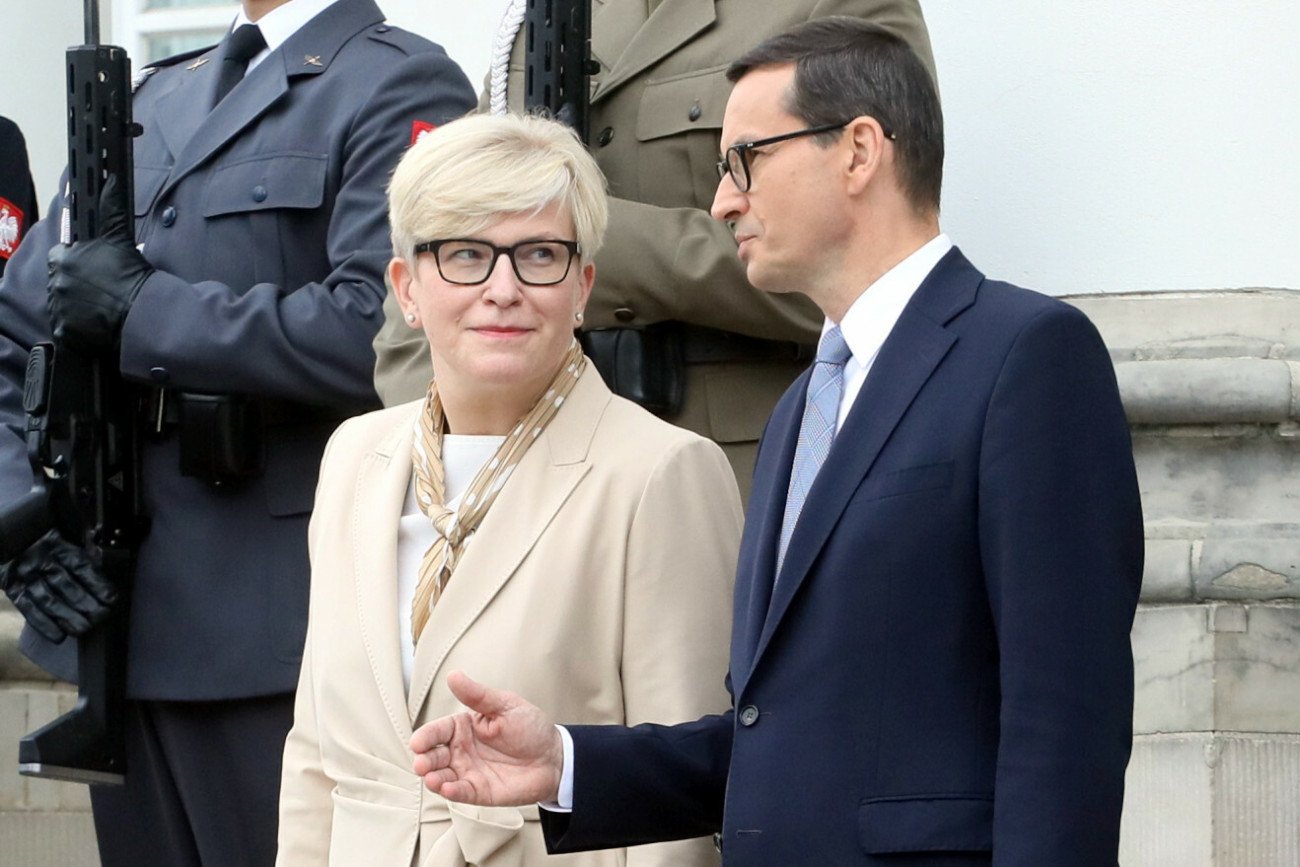 Mateusz Morawiecki spotkał się z premier Litwy ws. Białorusi.