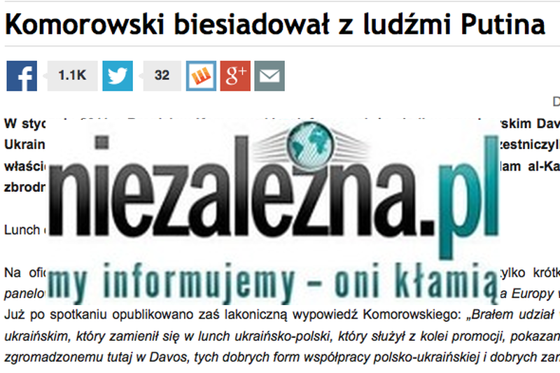 Komorowski "biesiadował", Duda "spotykał się z przywódcami" – tak prawica reaguje na kontakty prezydentów z Władimirem Putinem