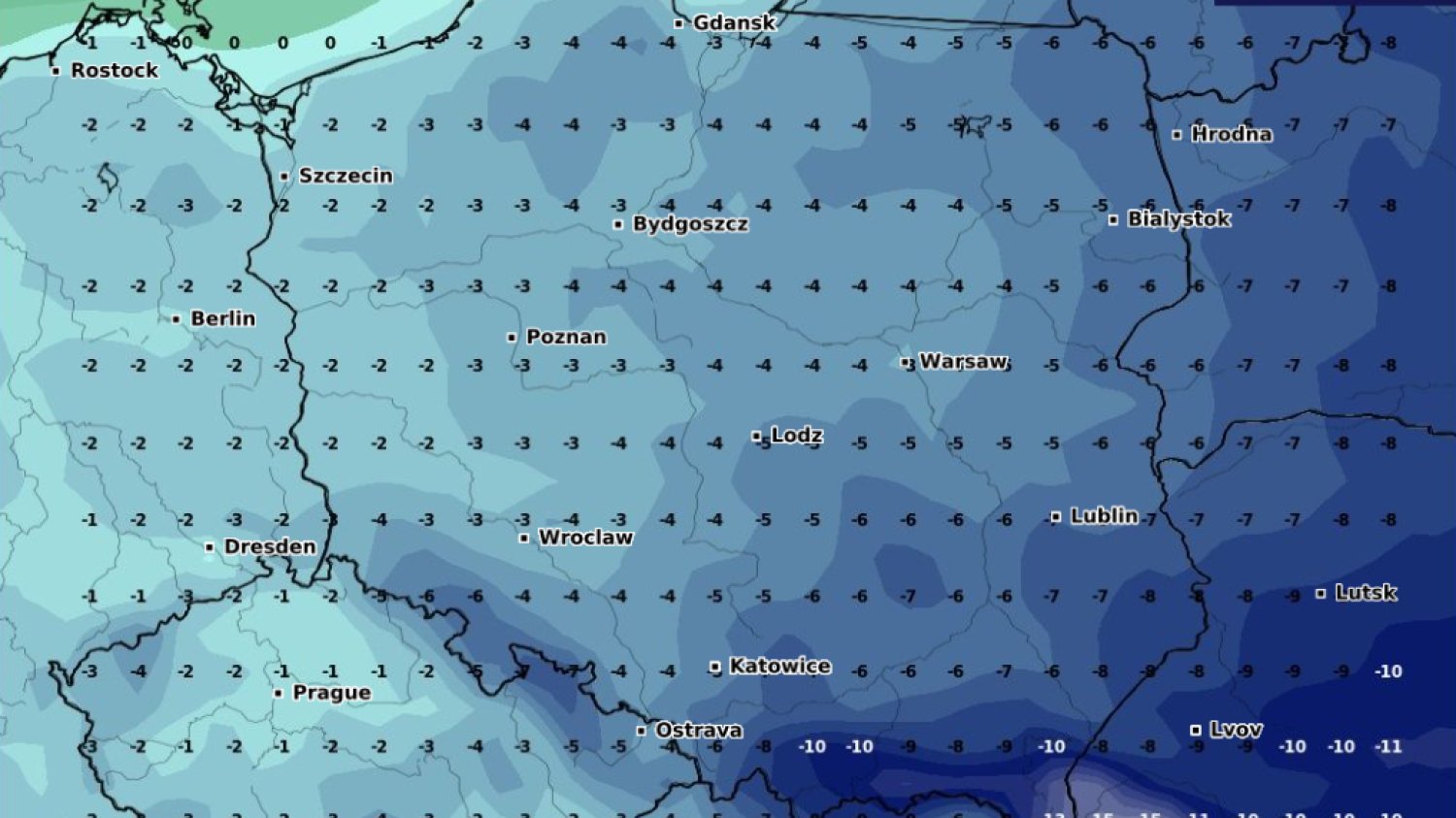 Duże zmiany pogody. Temperatura zmieni się o 30 stopni.