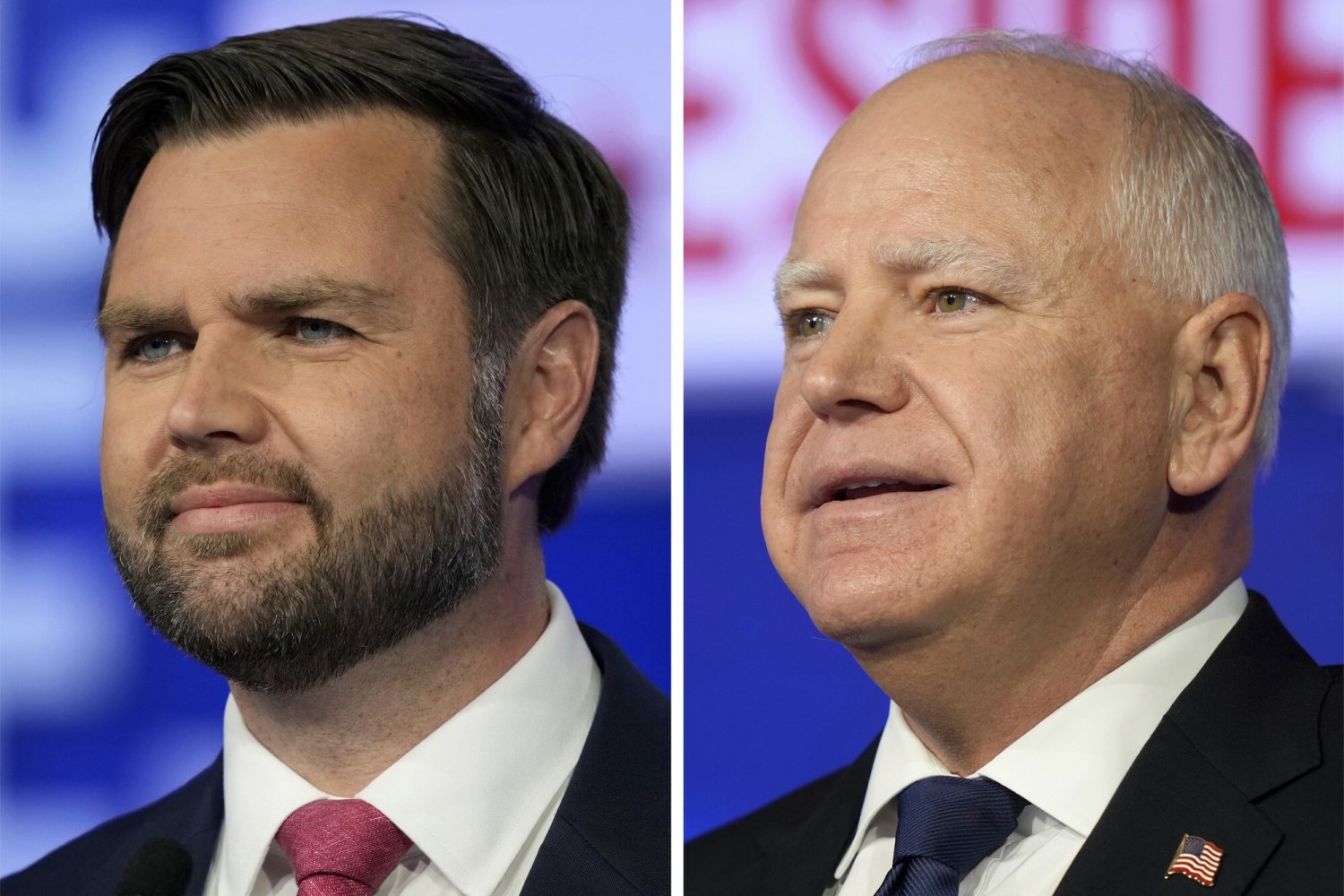 "Przepraszam za to". Takiej sceny nikt się nie spodziewał podczas debaty Vance-Walz J.D. Vance i Tim Walz