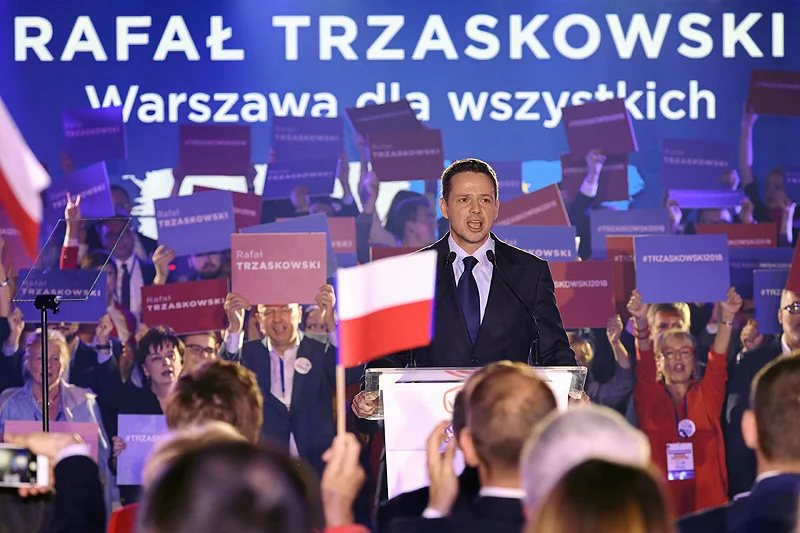 Kandydat Koalicji Obywatelskiej na prezydenta stolicy Rafał Trzaskowski wygłosił w Warszawie płomienne przemówienie.