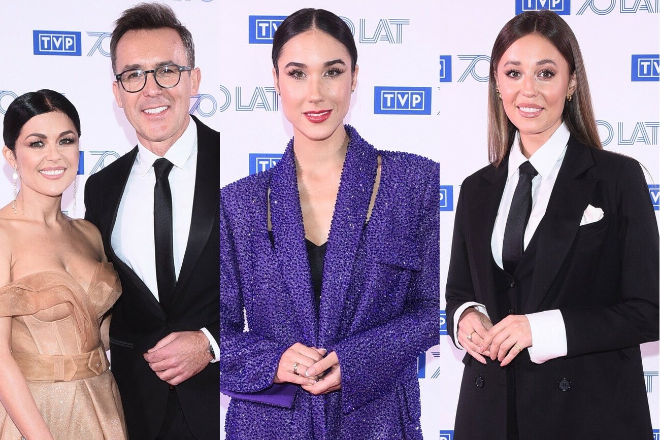 Gala 70-lecia Telewizji Polskiej. Plejada gwiazd i ich kreacje [GALERIA]